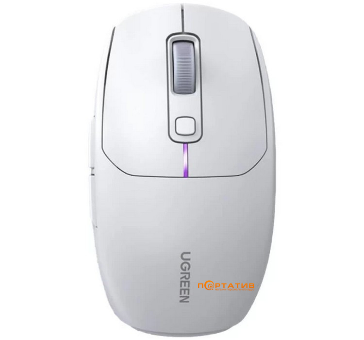 Мышь Ugreen Gaming Lightweight Wireless Mouse White MU103 (15629)