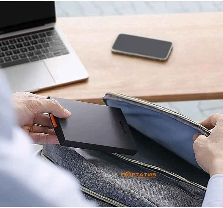 Зовнішня кишеня Ugreen CM237 USB 3.0 to 2.5' SATA Hard Driver Enclosure Black (60353)