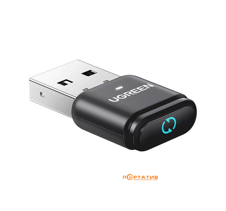 Адаптер Ugreen BT301 Bluetooth 5.3 Black (35994)