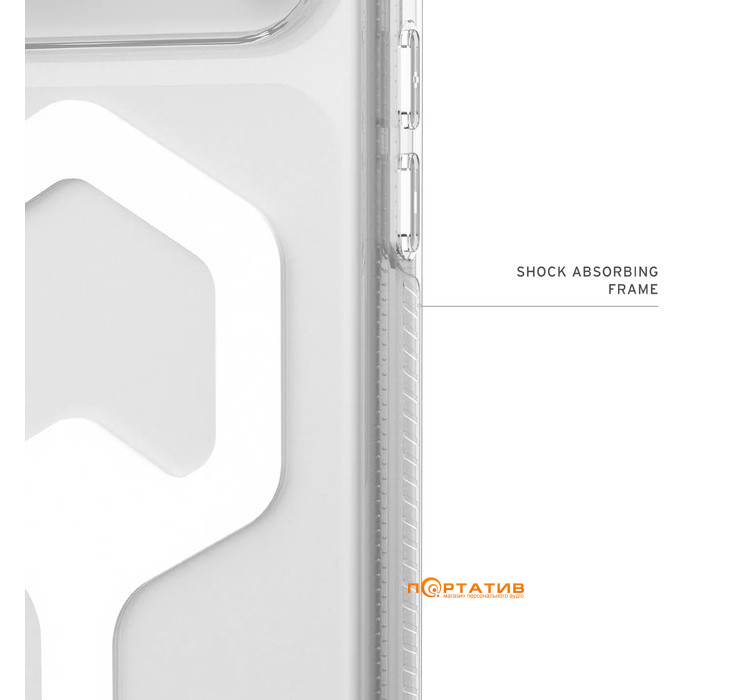 Чехол UAG iPhone 17 Air, Plyo MagSafe, Ice/White (114532114341)