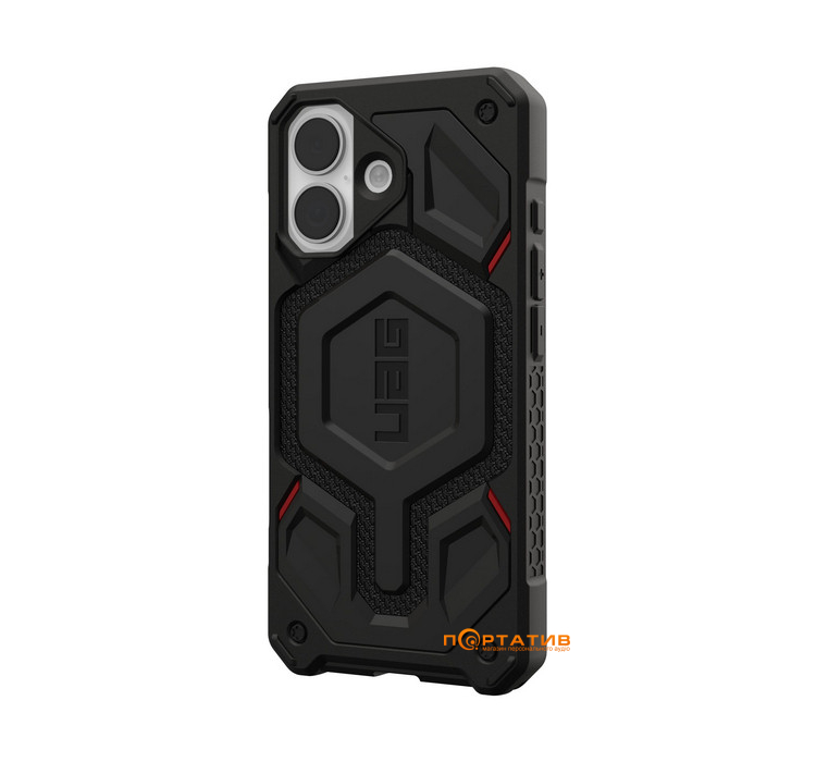 Чехол UAG iPhone 17, Monarch Pro MagSafe, Kevlar Black (114516113940)