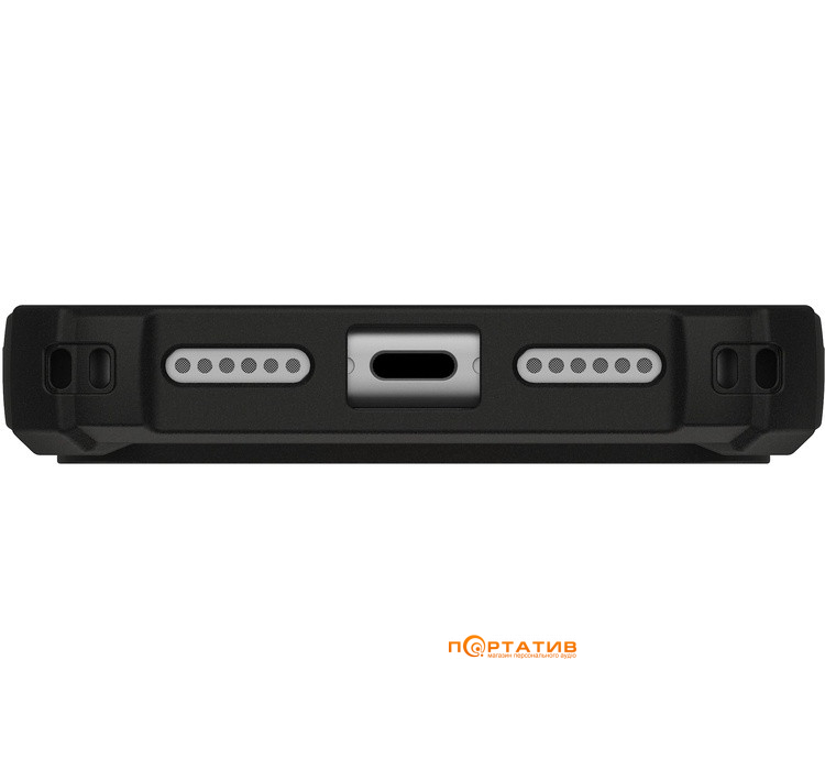 Чохол UAG iPhone 17 Pro Max, Plasma XTE MagSafe, Black/Pop Orange (114528114097)