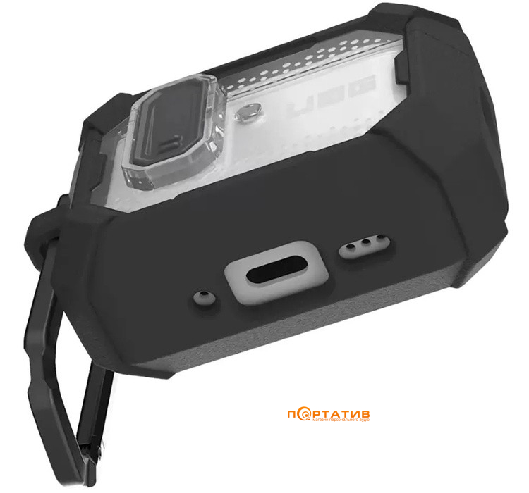 Чохол UAG для AirPods Pro (Gen 3, 2025) Plasma, Black (104132114040)