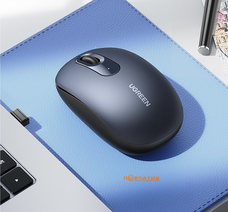 Мышь Ugreen Portable Wireless Mouse Deep Blue MU105 (90550)