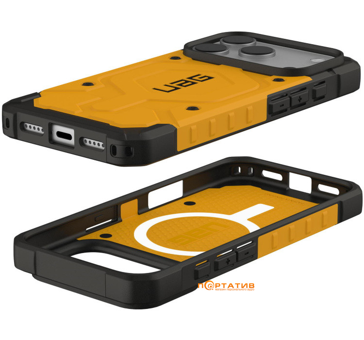 Чохол UAG iPhone 17 Pro, Pathfinder MagSafe, Heritage Yellow (114548118282)