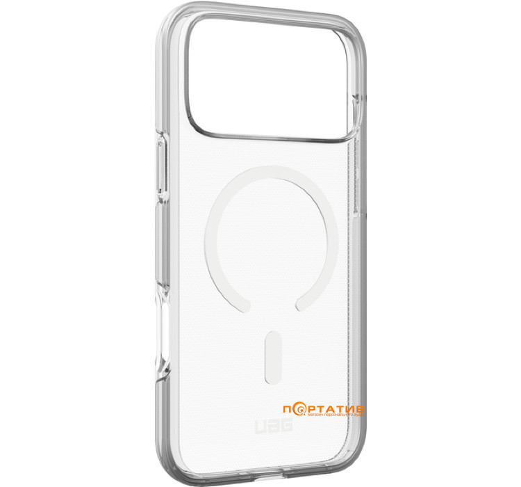 Чехол UAG iPhone 17 Pro Max, Scout Clear MagSafe, Ice/White (114557114341)