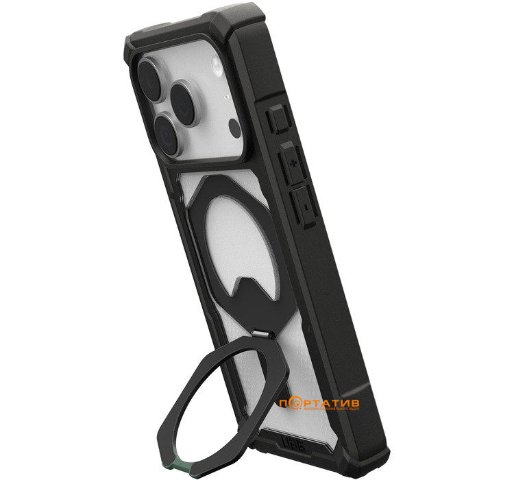 Чохол UAG iPhone 17 Pro, Plasma XTE MagSafe, Black/Clear (11452711404G)