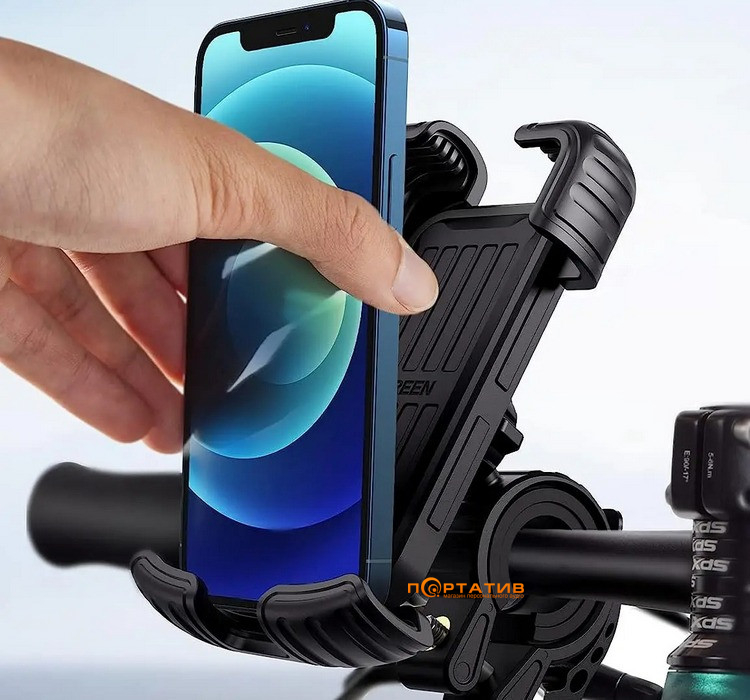 Велодержатель Ugreen LP494 Bike Phone Mount Black (60548)
