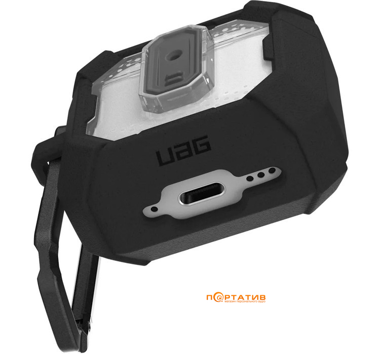 Чехол UAG для AirPods (Gen 4, 2024) Plasma, Black (104129114040)
