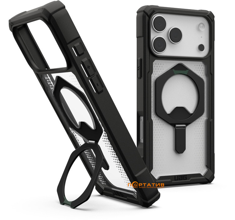 Чохол UAG iPhone 17 Pro Max, Plasma XTE MagSafe, Black/Clear (11452811404G)