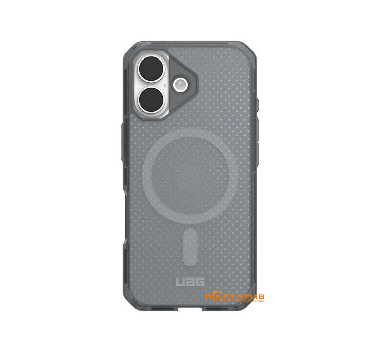 Чехол UAG iPhone 17, Dot MagSafe, Ash (114538113131)