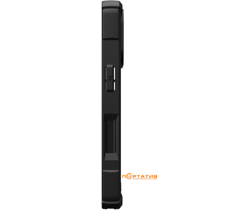 Чохол UAG iPhone 17 Pro, Plasma XTE MagSafe, Black/Pop Orange (114527114097)