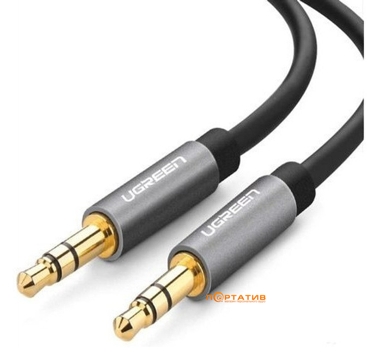 Кабель UGREEN AV119 3.5mm Male to 3.5mm Male Cable 0.5m Black (10732)