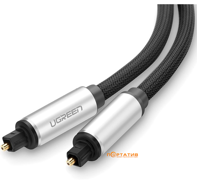 Кабель UGREEN AV108 Toslink Optical Audio Cable 1m Black (10539)