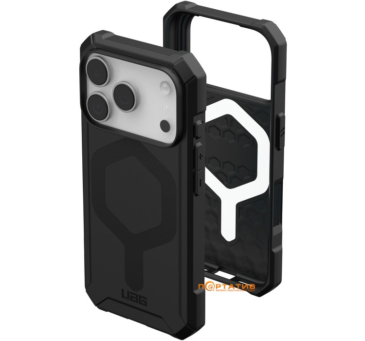 Чохол UAG iPhone 17 Pro, Essential Armor MagSafe, Black (114540114040)