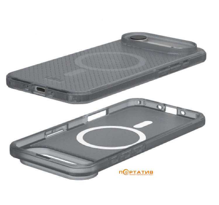 Чехол UAG iPhone 17 Air, Dot MagSafe, Ash (114539113131)