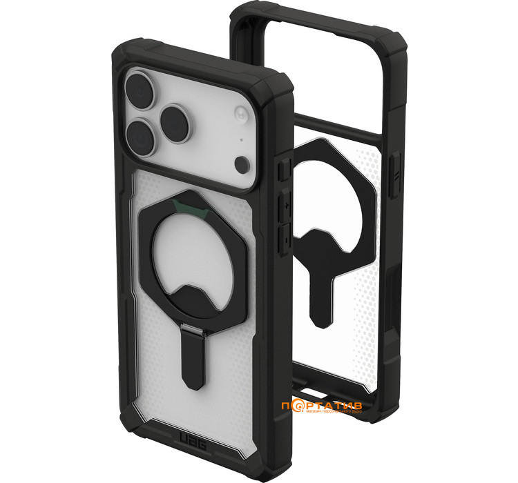 Чохол UAG iPhone 17 Pro Max, Plasma XTE MagSafe, Black/Clear (11452811404G)