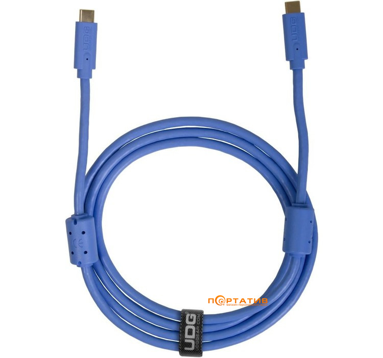 Кабель UDG Ultimate Cable USB 3.2 C-C Blue Straight 1.5m