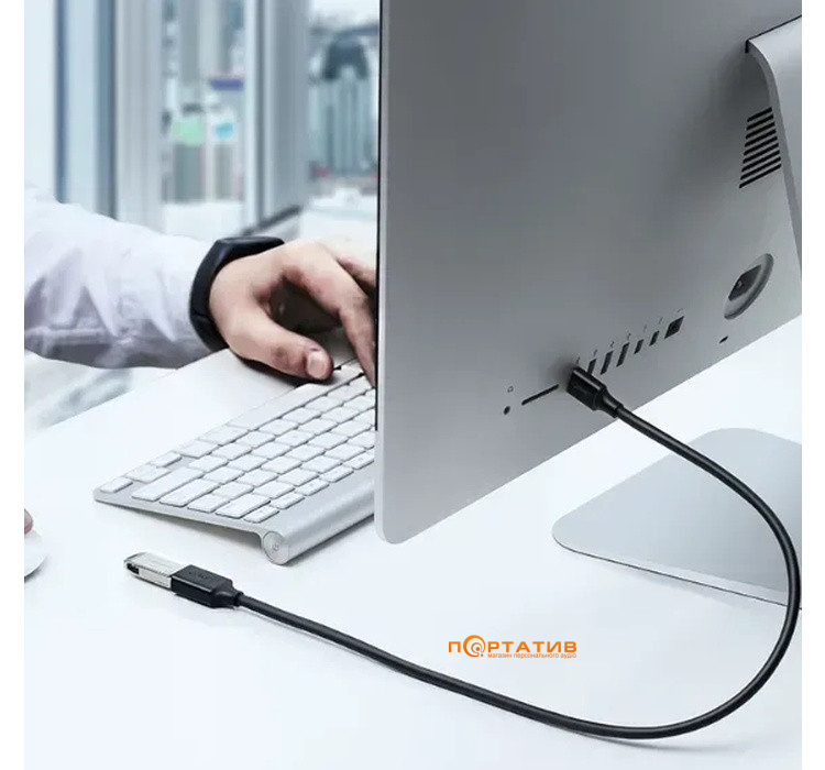 Кабель UGREEN US129 USB 3.0 Extension Male Cable 0,5m Black (30125)