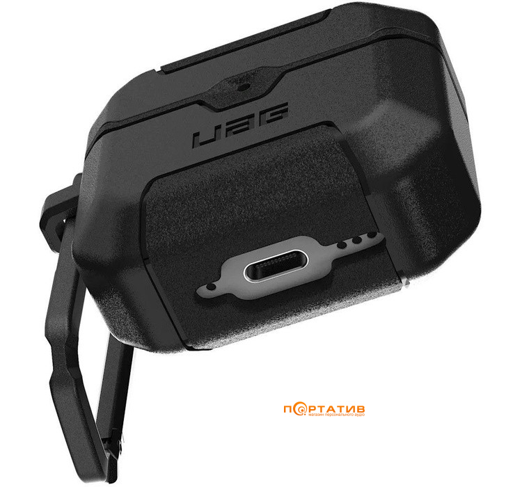 Чохол UAG для AirPods (Gen 4, 2024) Scout, Black (104130114040)