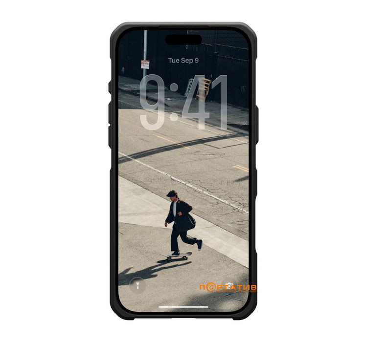 Чехол UAG iPhone 17 Pro Max, Metropolis LT MagSafe, Kevlar Black (114518113940)