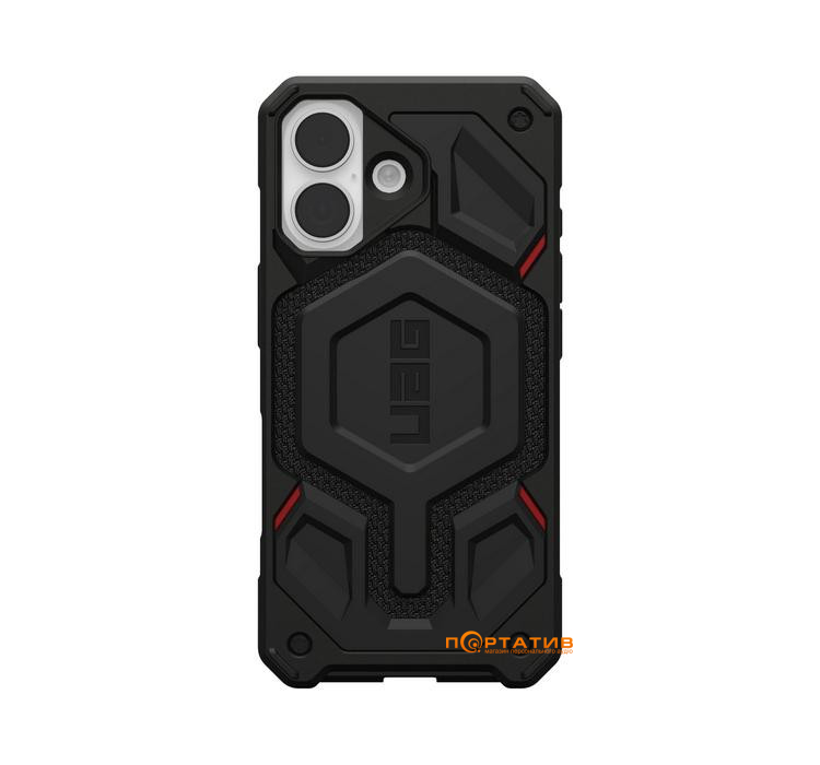 Чехол UAG iPhone 17, Monarch Pro MagSafe, Kevlar Black (114516113940)