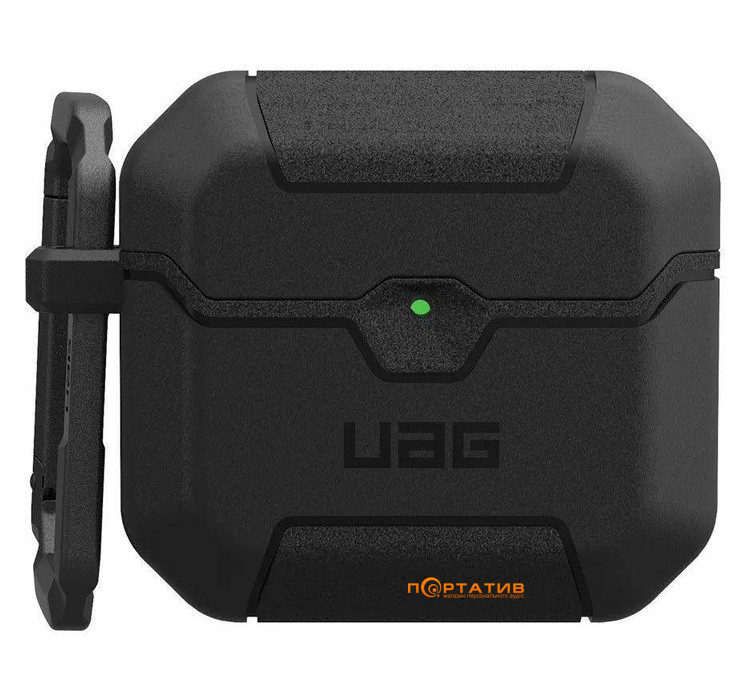 Чохол UAG для AirPods (Gen 4, 2024) Scout, Black (104130114040)