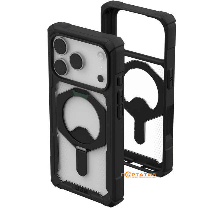 Чохол UAG iPhone 17 Pro, Plasma XTE MagSafe, Black/Clear (11452711404G)