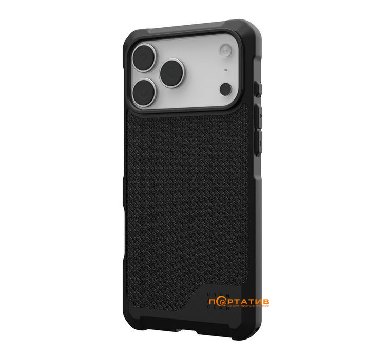 Чехол UAG iPhone 17 Pro Max, Metropolis LT MagSafe, Kevlar Black (114518113940)
