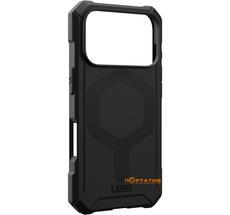 Чохол UAG iPhone 17 Pro, Essential Armor MagSafe, Black (114540114040)