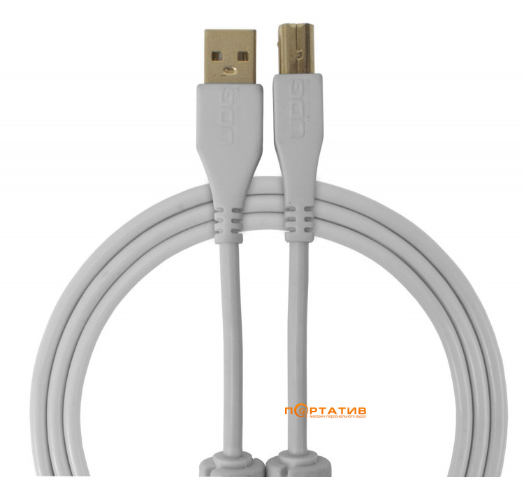 UDG Ultimate Audio Cable USB 2.0 A-B White Straight 1m (U95001WT)