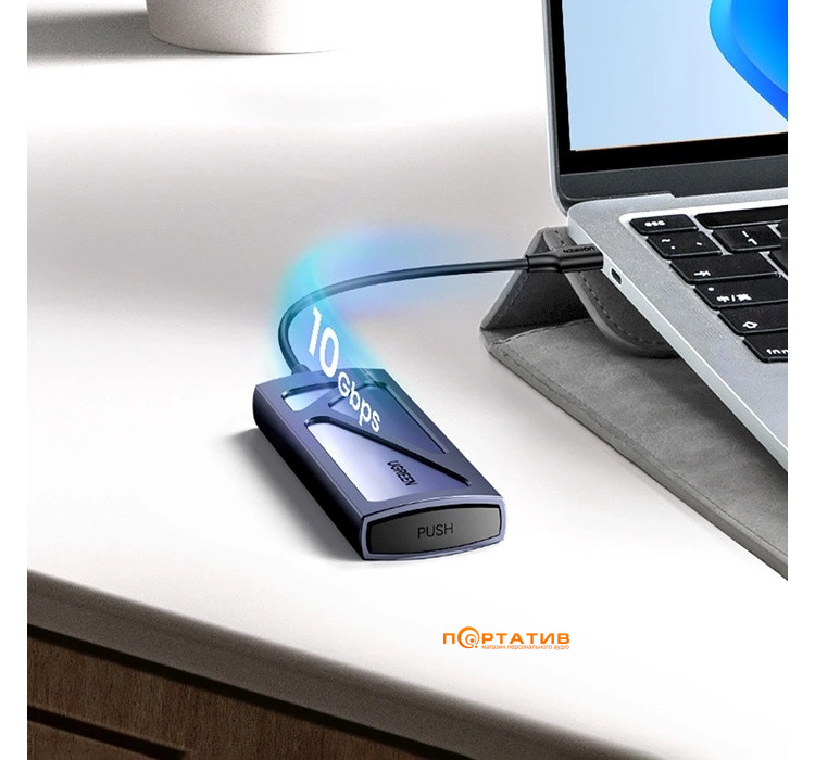 Внешний карман Ugreen CM578 M.2 NVMe SSD Enclosure (15512)