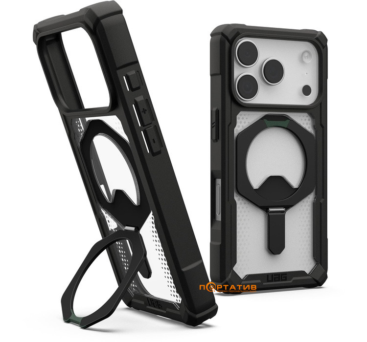 Чохол UAG iPhone 17 Pro, Plasma XTE MagSafe, Black/Clear (11452711404G)