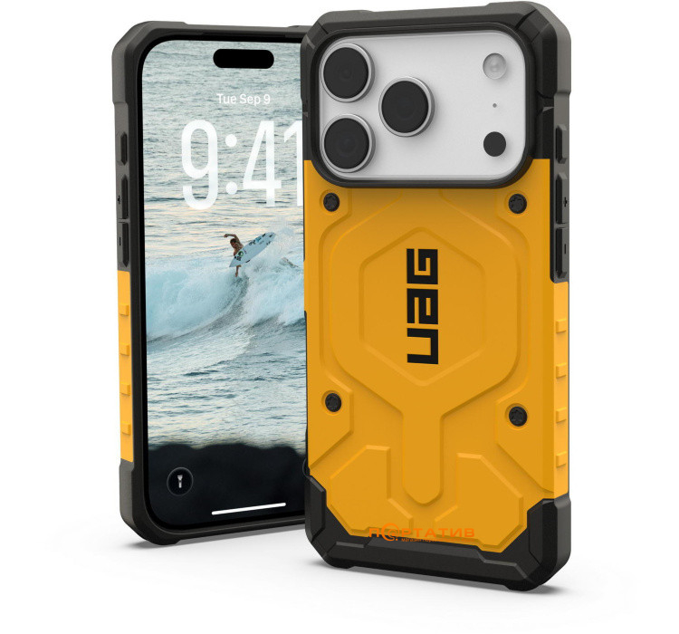 Чохол UAG iPhone 17 Pro, Pathfinder MagSafe, Heritage Yellow (114548118282)