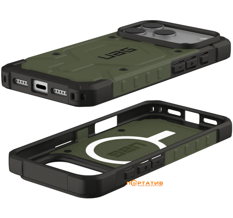Чохол UAG iPhone 17 Pro, Pathfinder MagSafe, Olive (114548117272)