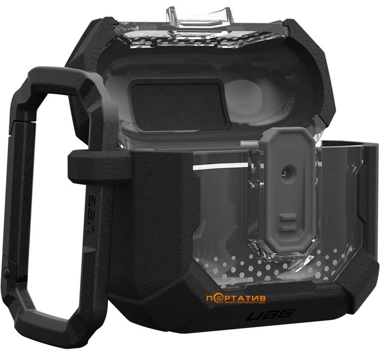 Чехол UAG для AirPods (Gen 4, 2024) Plasma, Black (104129114040)
