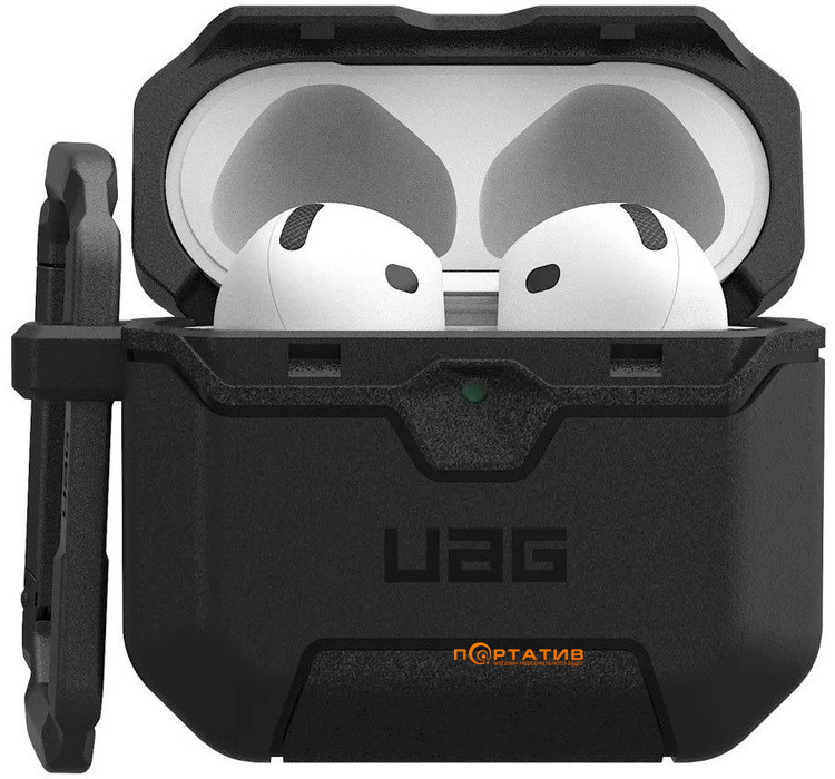 Чохол UAG для AirPods (Gen 4, 2024) Scout, Black (104130114040)