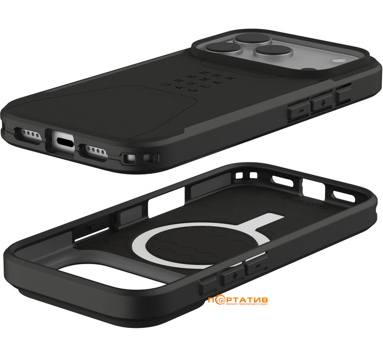 Чохол UAG iPhone 17 Pro, Civilian MagSafe, Black (114545114040)