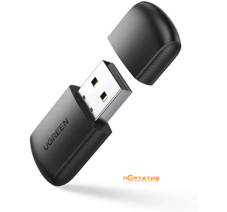 Адаптер Ugreen CM448 AC650 11ac Dual-Band Wi-Fi USB Adapter (20204)
