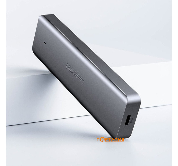 USB-хаб UGREEN CM219 4-in-1 USB Type-C to 4xUSB 3.0 HUB Space Gray (70336)