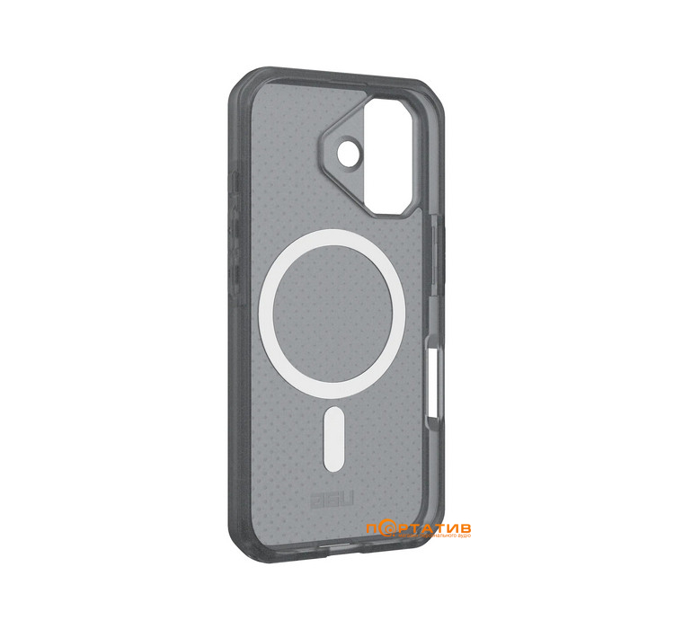 Чехол UAG iPhone 17, Dot MagSafe, Ash (114538113131)