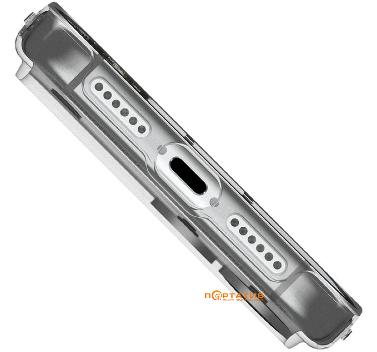 Чехол UAG iPhone 17 Pro Max, Scout Clear MagSafe, Ice/White (114557114341)