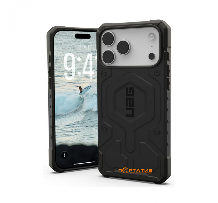 Чехол UAG iPhone 17 Pro Max, Pathfinder MagSafe, Black (114549114040)