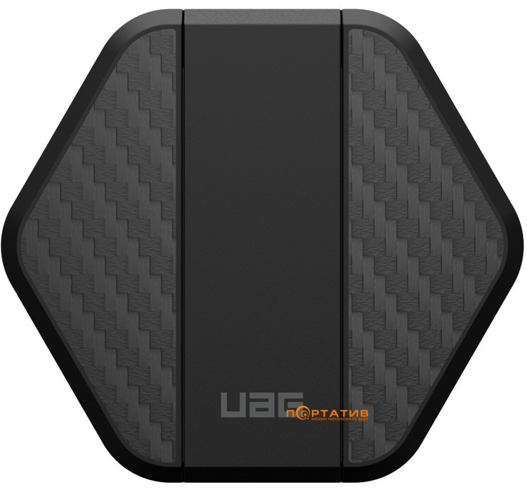 Беспроводное ЗУ UAG Wireless Charging Pad With Stand Black/Carbon Fiber (9B4410114042)