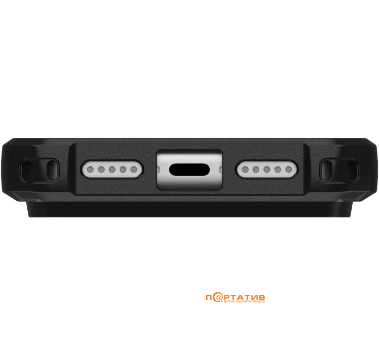 Чохол UAG iPhone 17 Pro, Pathfinder Clear MagSafe, Ash/Black (114551113140)