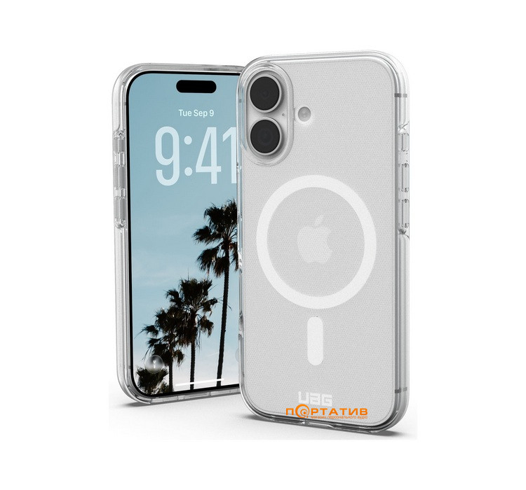 Чехол UAG iPhone 17, Scout Clear MagSafe, Ice/White (114559114341)