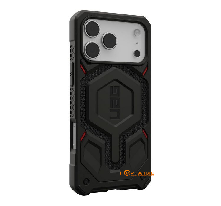 Чехол UAG iPhone 17 Pro Max, Monarch Pro MagSafe, Kevlar Black (114514113940)