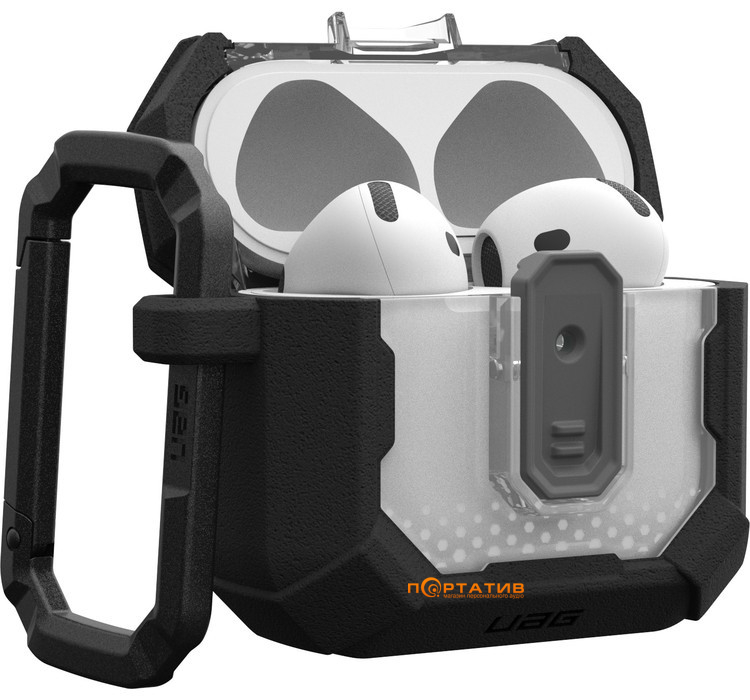 Чехол UAG для AirPods (Gen 4, 2024) Plasma, Black (104129114040)