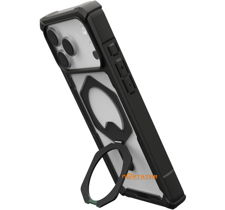 Чохол UAG iPhone 17 Pro Max, Plasma XTE MagSafe, Black/Clear (11452811404G)