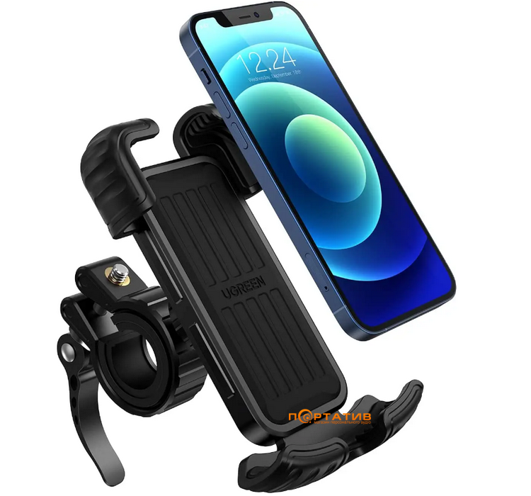 Велодержатель Ugreen LP494 Bike Phone Mount Black (60548)